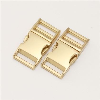 カスタムペットチェストストラップバックル猫と犬の首輪ウェビングバックルメタルサイドリリースバックル